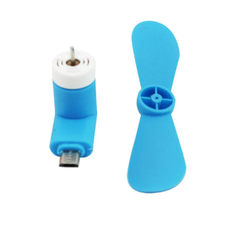 Creative Mini Portable Micro USB Fan 5v 1w Mobile Phone USB Gadget Fans Tester For Android Mobile Phone Cooler Accessorie Cooler