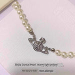 Load image into Gallery viewer, Female Pin Three-Dimensional Pearl Necklace
