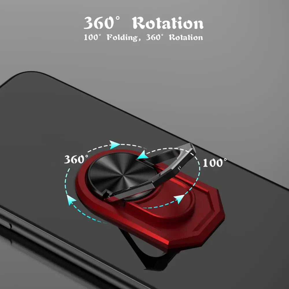 Car Magnetic Finger Ring Bracket Adjustable Foldable Multifunctional Magnetic Navigation Bracket Desktop Cell Phone Holder