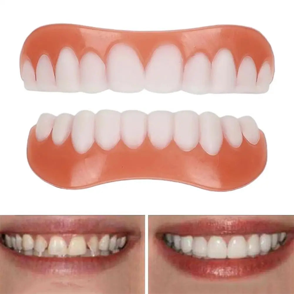 1set New Perfect Smile Veneers In Stock Teeth Whitening False Denture Bad Temporary Replacement Kit Safe Beauty Health Maquiagem