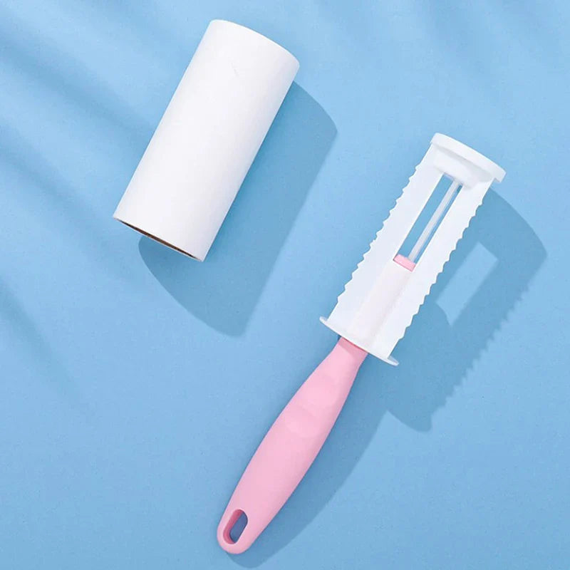 1PcStraight Handle Sticky Hair Remover Pet Dog Hair Clothes Sofa Dust Cleaning Remover Replaceable Roll Brush Cleaning Accessory