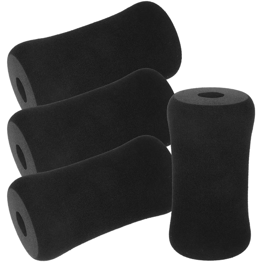 4 Pcs Foot Pad Roller Sleeve Fitness Equipment Mat Gym Exercise Foam Pads Rollers Mats Foams Replacement for Leg Extension