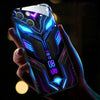 CASEKiTTY LED Light Up Case For iPhone 15 Pro Max 14 13 12 11 Plus Mini Glass Luminous Mecha Armour Lens Protector Back Cover