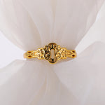 Load image into Gallery viewer, Stainless Steel Rings for Women Gold Color Longevity Lock Shape Ring Waterproof Lucky Aesthetic Jewelry Freeshipping anillos
