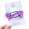 2PCS Cute Star Flower Grape Cartoon Princess Headwear Kids Elastic Hair Bands Baby Headdress Children Ropes Girls Accessories