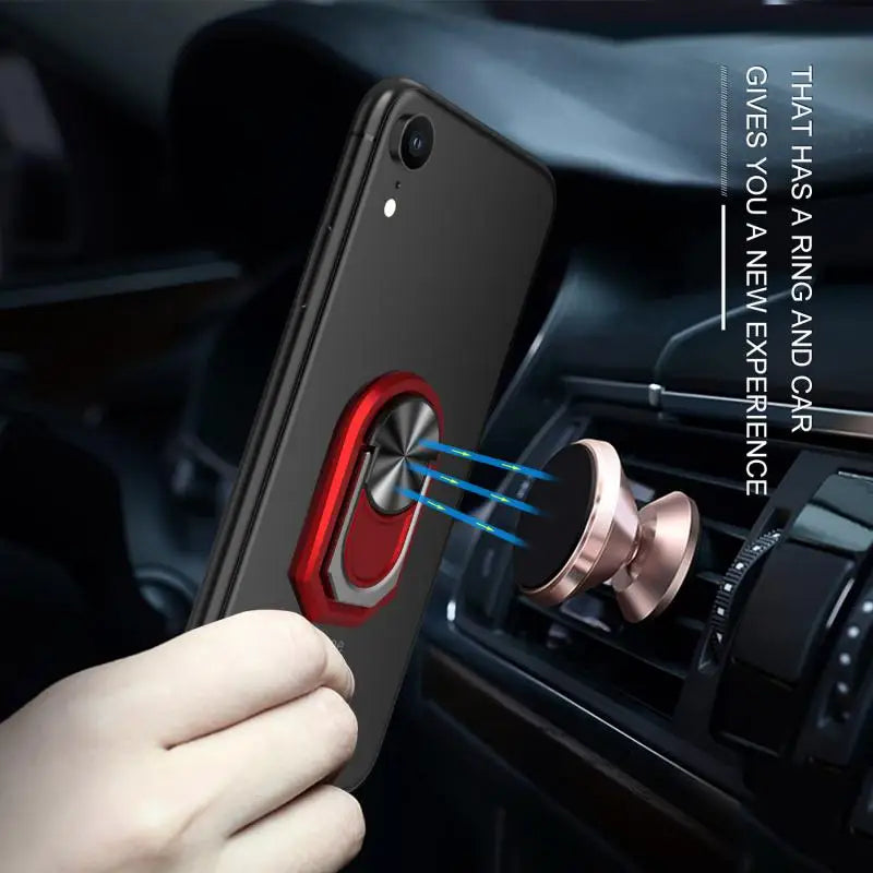 Car Magnetic Finger Ring Bracket Adjustable Foldable Multifunctional Magnetic Navigation Bracket Desktop Cell Phone Holder