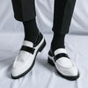 Summer White Wedding Dress Shoes Men's Business Office Sandals High Quality mens loafers Brand Outdoor Flat Bottom Driving Shoes