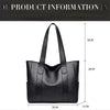 Women PU Leather Large Capacity Shoulder Bag Crossbody Hand Tote Vintage