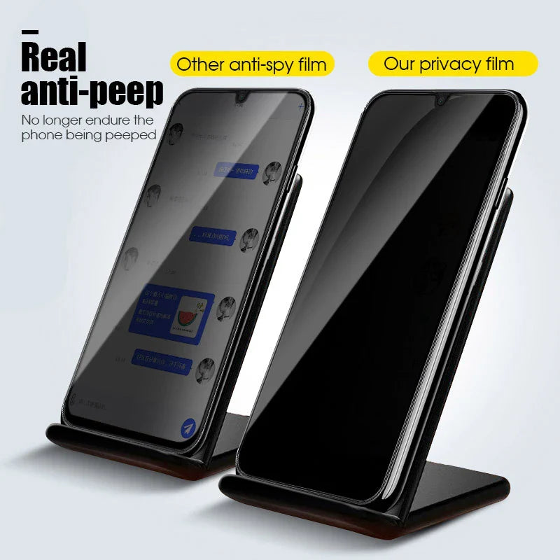 Privacy Screen Protector for Vivo Y36 Y20S Y78 Y33s Y22 Y22S Y76 Y52 Y72 Y20 Y95 Y50 Y30 Y16 Anti-spy Tempered Glass for V23 V21