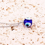 Load image into Gallery viewer, Fashion Blue Evil Eye Choker Necklace for Women Lucky Turkish Jewelry Copper Clavicle Chain Girl Party Wish Card Gift Collar

