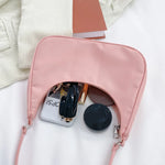Load image into Gallery viewer, Fashion Simplicity Solid Color Shoulder Bag Women Underarm Bag Ladies Top-handle Clutches Black Beige White Pink Handbag Pouch
