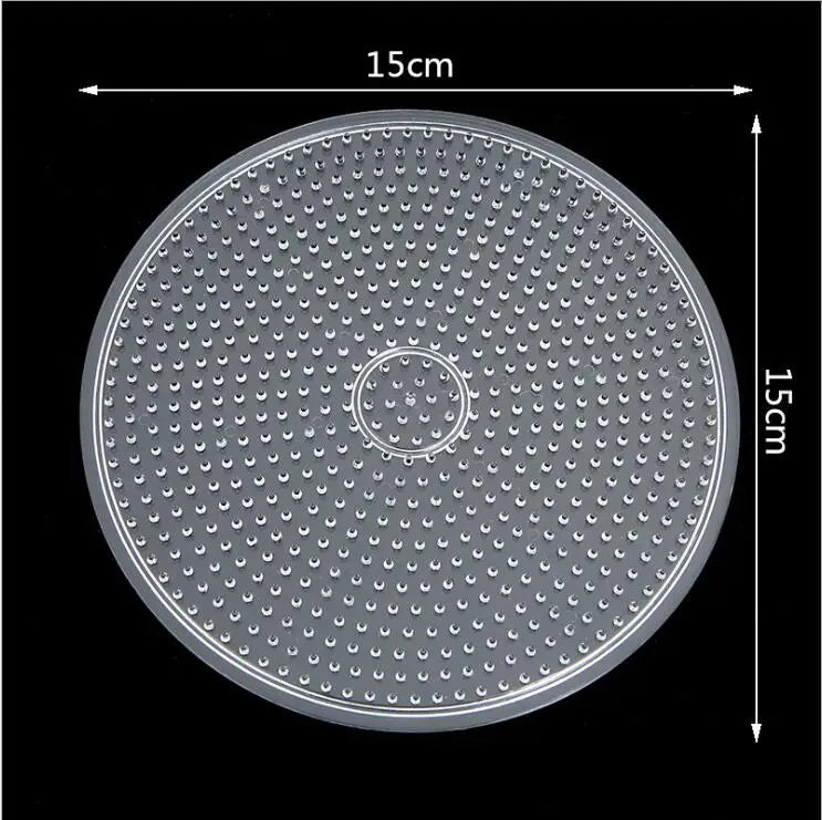 Yant Jouet 5mm Hama Beads Pegboard Transparent Template Board Circular Square tool DIY Figure Material Board Perler Beads