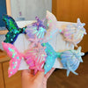 Baby Girls Sequins Headwear Mermaid Tail Hairbands Princess Hair Clips Kid Headdress Children Party Decorate Hairpin Accessories