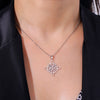 LIKGREAT Witchcraft Witch Knot Pendant Necklace for Women Stainless Steel Amulet Triskelion Ankh Cross Pentacle Jewelry Gifts