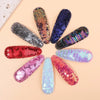 10Pcs/Set Gradient Sequins Metal BB Clips Hair Clips for Kids Handmade Solid Color Hairpins Barrettes Girl Hair Accessories Sets