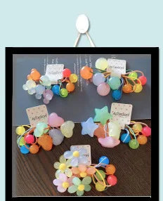 2PCS New Plush Rabbit Cute Princess Headwear Kids Elastic Hair Bands Children Ropes Girls Accessories Baby Headdress