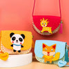 DIY Cute Cartoon Children's Handmade Non-woven Crossbody Bag Craft Kits Weaving Messenger Shoulder Handbag Coin Purse Bag