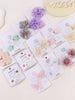 2pcs/set Girls Cute Flower Bow Star Solid Color Safe Nylon &knitting & Mesh Kids Hair Clips  Accessories Hairpins For Children