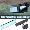 Universal Panoramic Convex Rearview Mirror Wide Angle Car Interior Rear View Mirror Anti-glare Sun Visor Mirror Car Accessories