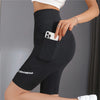 Women Shorts Sports Shorts With Pockets Women New Cycling Jogging Fitness High Waist Push Up Gym Shorts Leggings Yoga Clothing