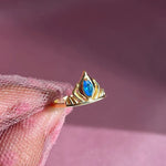Load image into Gallery viewer, Elsa Crown Ring For Women Girls Wedding Party Geek Jewelry Accessories Gold Plated Elsa Princess Queen Crown Rings Gift For Her
