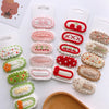 5pcs Korean Hairpin for Kids Little Girls Cute Sweet Floral Knit Plush Children Barrettes Headwear Hair Accessories