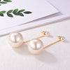 Stainless Steel Women Jewlery Aesthetic Pearl Dangle Earrings Hypoallergenic Earring Hot Sale Birthday Party Jewlery Gifts