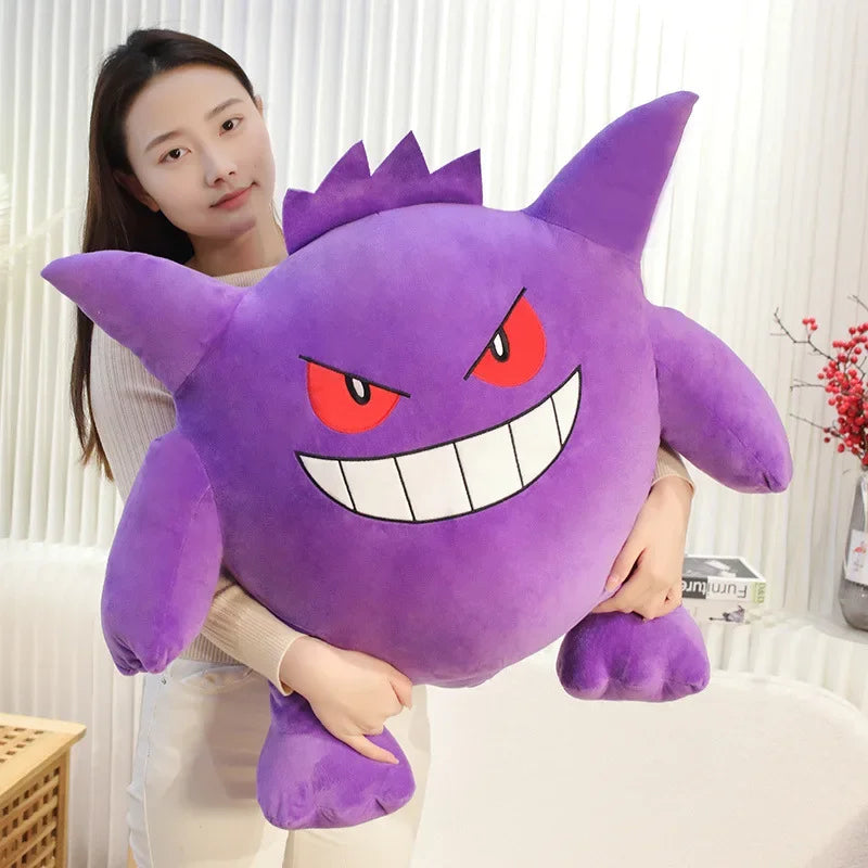 20/40/60cm Gengar Pokemon Anime Plush Toys TAKARA TOMY Cartoon Doll Soft Pokémon Plushie Pillow Stuffed Gift for Children Kawaii