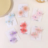 2pcs/set Girls Cute Flower Bow Star Solid Color Safe Nylon &knitting & Mesh Kids Hair Clips  Accessories Hairpins For Children
