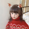 New Year Christmas Hair Pin Children Barrettes Bow Deer Santa Claus Kids Christmas Headwear Girls Kids Hair Accessories