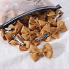 5Pcs/Set Solid Hairpins for Baby Grosgrain Ribbon Bows Hair Clips Boutique Handmade Headwear Girls Baby Hair Accessories