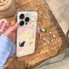 Imd cute animal dog cat bird happy shockproof phone case bracelet cover for iphone 11 12 13 promax 14 15 pro max capa shell