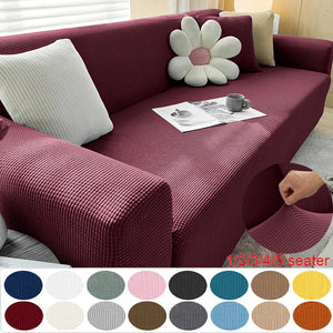 Jacquard Sofa Cover Stretch Couch Cover Sectional L Shape Sofa Slipcover Cheap Corner  Armchair Sofa Cover For Living Room Home