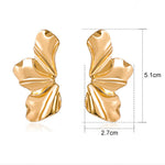 Load image into Gallery viewer, Punk Party Vintage Geometric Clip on Earrings for Women Simple Trendy Petal Earrings 2023 Trendy Ear Jewelry Accessories Gift
