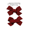 10pcs/set Girls Princess Solid Hairpins Hair Bows Nylon Safe Hair Clip Barrettes for Infants Toddlers Kids Baby Hair Accessories