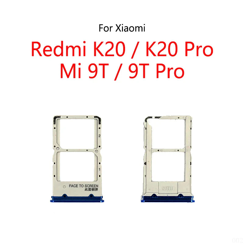 For Xiaomi Redmi K20 Pro / Mi 9T Pro Global New SIM Card Slot Tray Holder Sim Card Reader Socket