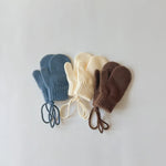 Load image into Gallery viewer, Wool Baby Winter Gloves Candy Color Halter Kids Mittens for Children Girls Boys Accessories Warm Knitted Kids Gloves 1-4Y
