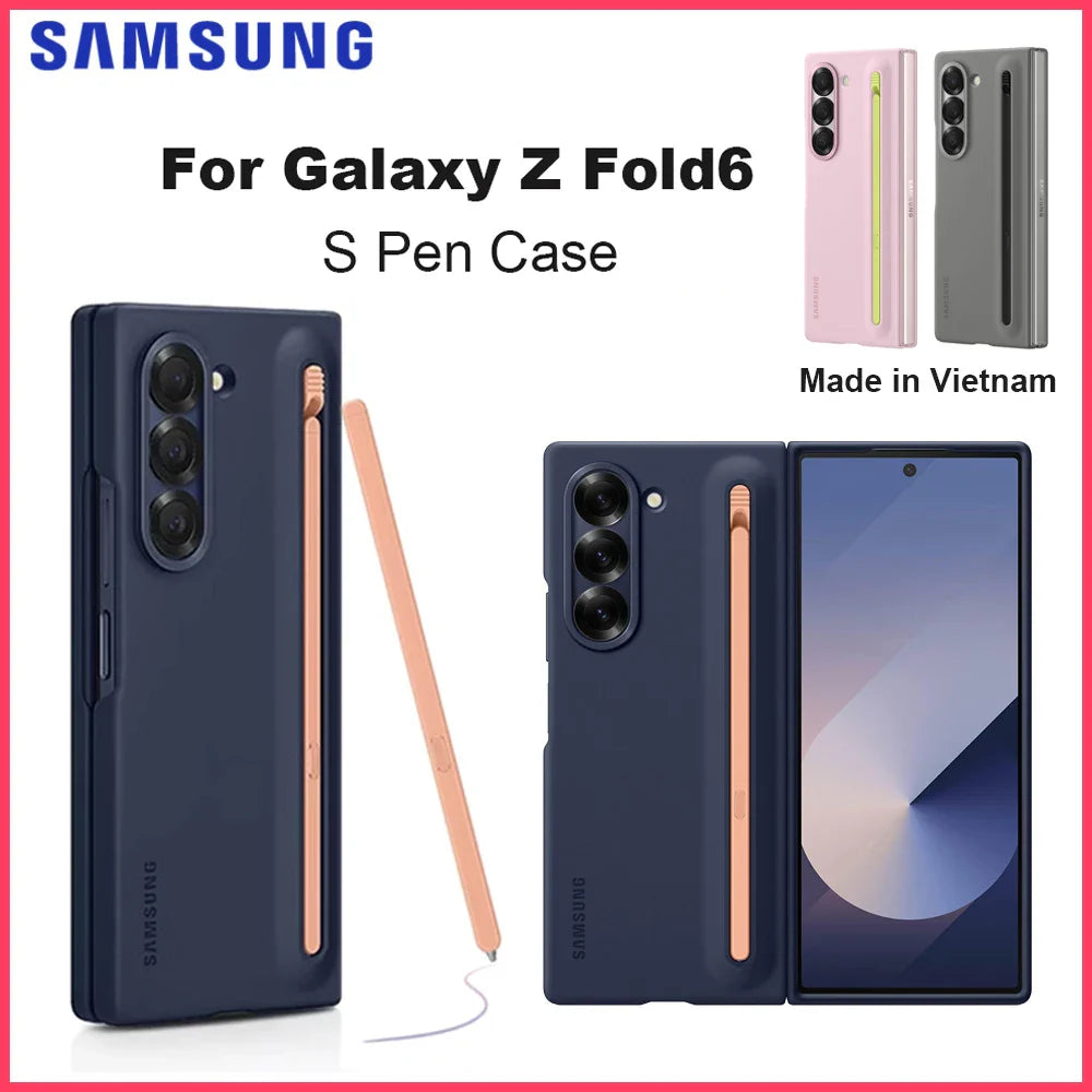 Original SAMSUNG Galaxy Z Fold 6 S Pen Phone Case for Galaxy Z Fold6 with S Pen Smartphone Cover EF-OF95P