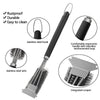 BBQ Grill Barbecue Kit Cleaning Brush Stainless Steel Cooking Tools Kitchen Accessories Wire Bristles Triangle Cleaning Brushes