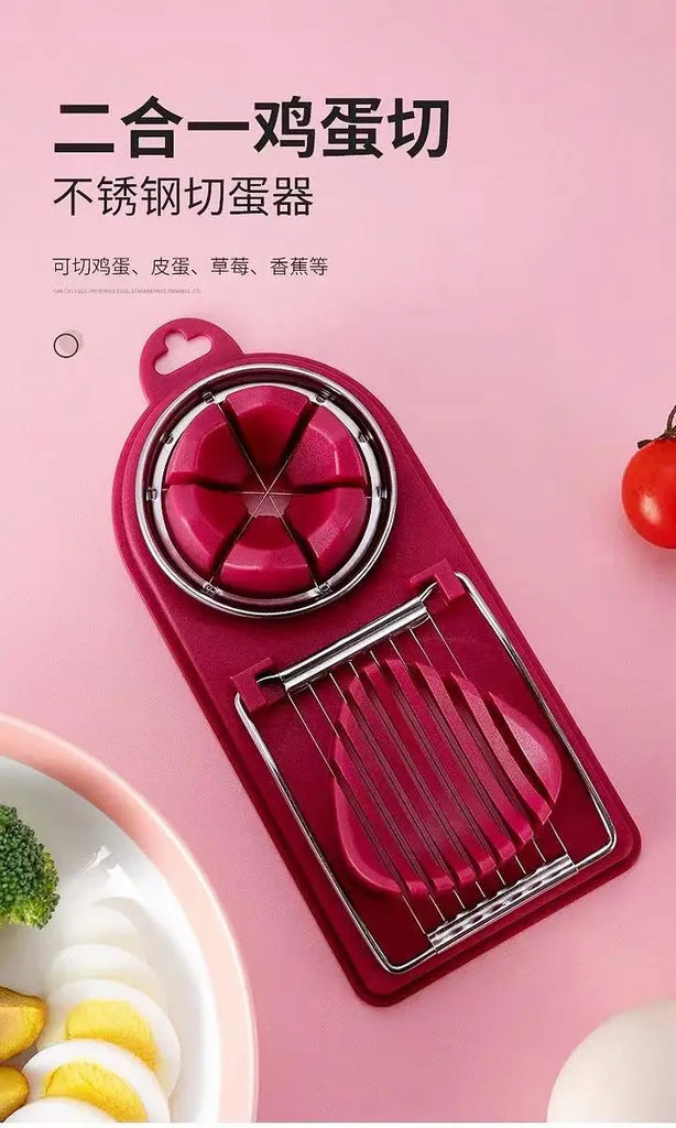 Egg Slicer Century Egg Magic Multi-function Egg Slicer Duck Egg Century Egg Slicer Half Slicer Cool Gadgets  Kitchen Items