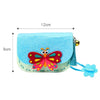 DIY Cute Cartoon Children's Handmade Non-woven Crossbody Bag Craft Kits Weaving Messenger Shoulder Handbag Coin Purse Bag