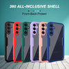 360° Front+Back Full Protection Case For Samsung Galaxy A15 4G 5G Soft Silicone Shockproof Cover For Samsung A25 A35 A55 Fundas