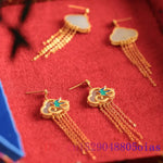 Load image into Gallery viewer, Jade Swallow Ear Studs Jewelry Chalcedony White Amulet Women Gemstone Fashion 925 Silver Crystal Gifts Bird Earrings Natural
