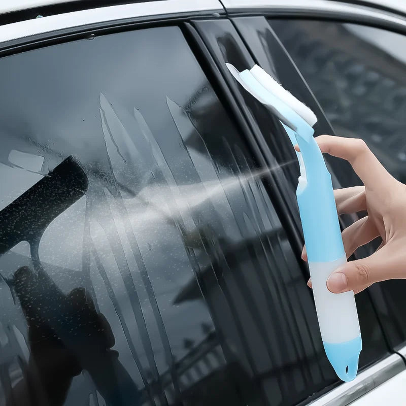 New 3 In 1 Car Windshield Window Wiper Window Clean Tools Glass Wiper Kitchen Bathroom Cleaning Brush Car Cleaning Accessories