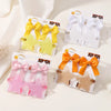 2Pcs/set Kids Summer Round Sunglasses Bows Headband Gift Sets Children Lovely Glasses Protection Hair Accessories for Girls