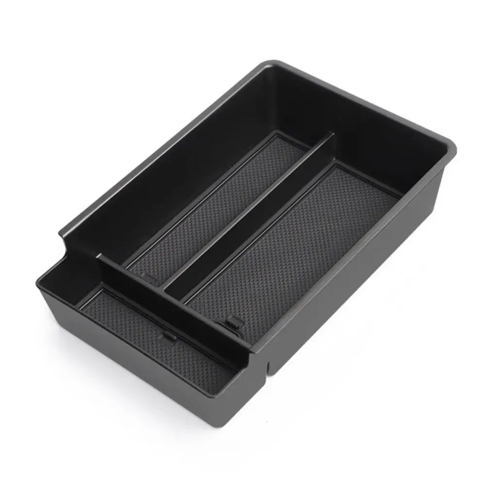 For Xpeng G6 Car Center Console Tray Armrest Storage Box Accessories Black Stowing Tidying Organizer Accessories Interior C N1W9