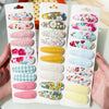 3/6pcs Fashion Sequin BB Hair Clips Color Transparent Flowing Sand Bangs Hair Gripes Girl Cute Cartoon Kids Headwear Accessory