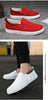 Men Shoes Canvas Sneakers Flats Lace up Leisure Loafers Fashion Comfort Rubber Sole Non Slip Sneakers 45 45 47 48 Large Size