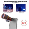 Universal 8X 12X 20X Cell Phone Clip Lens Zoom Telescope Wide Angle Fish Eye Macro Lens for Xiaomi 14 iPhone 15 Samsung Oneplus