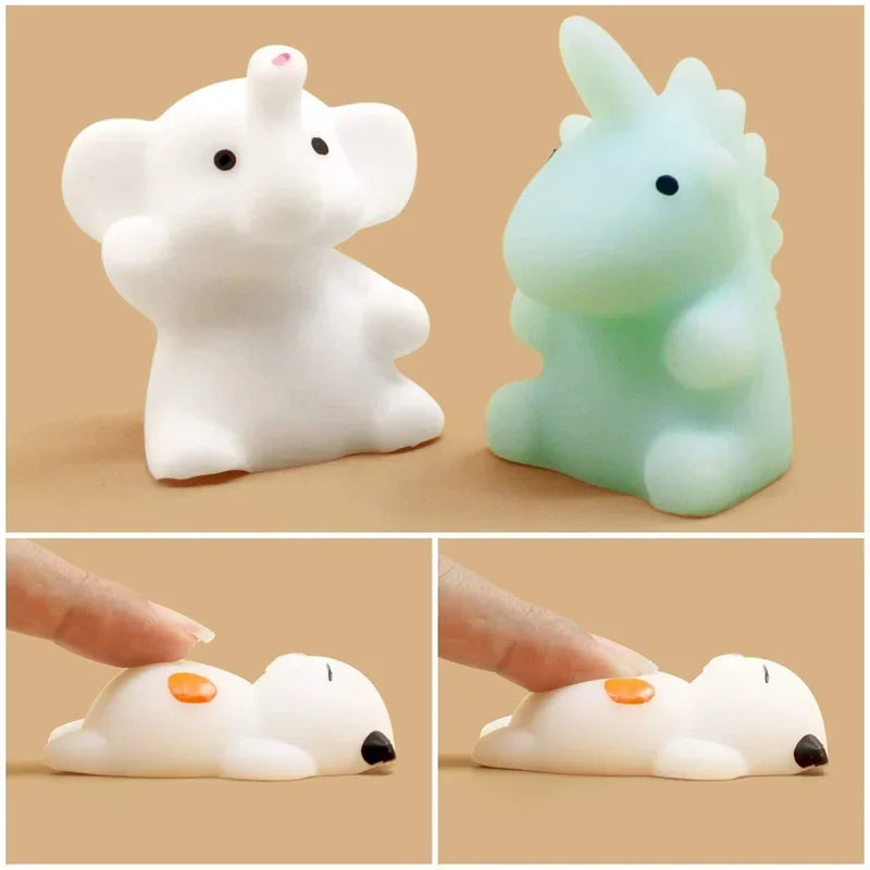 1/10PCS Kawaii Squishies Mochi Anima Squishy Toys for Kids Antistress Ball Squeeze Party Favors Stress Relief Toys for Birthday